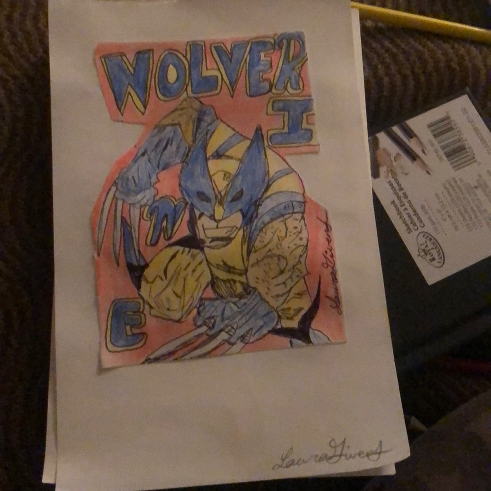A drawing of the Wolverine